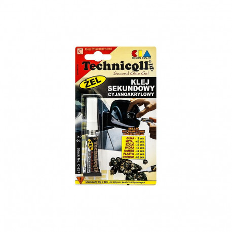 3386# Klej sekundowy żel 2g technicqll