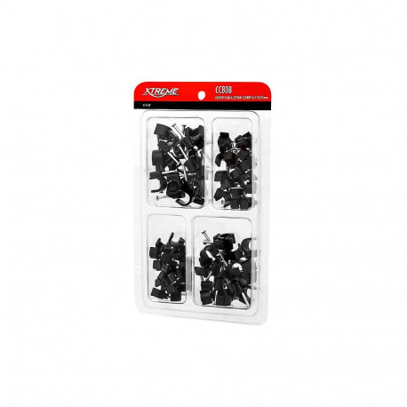 41-413# Uchwyt kabla zestaw czarny 6,7,8,9mm cc80b (5 tk.)