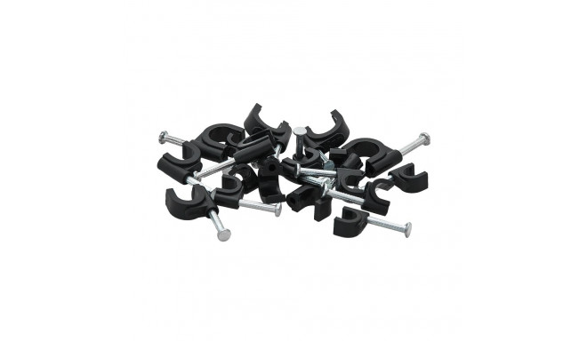 42-016# Kaablihoidik 10mm must ümmargune
