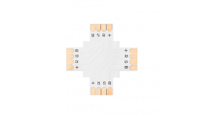 4885# LED-riba ühendusklemm "+" 10mm RGB (10 tk.)