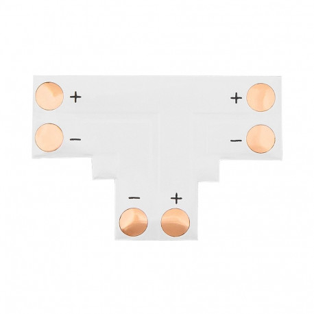 4868# "t"-tüüpi LED-ribade konektor 10 mm 2-pin (8 tk.)
