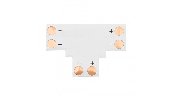 4868# "t"-tüüpi LED-ribade konektor 10 mm 2-pin (8 tk.)