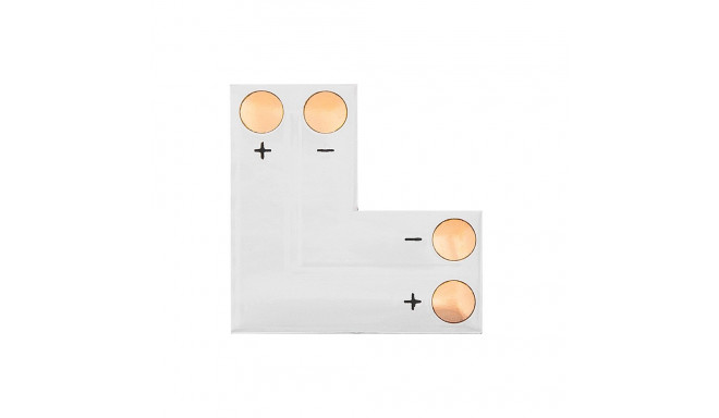 4983# LED-riba "L" tüüpi pistik 8mm 2pin (10 tk.)