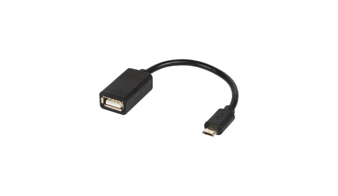 75-837# Adapter usb gniazdo usb a-wtyk micro usb otg kabel blister