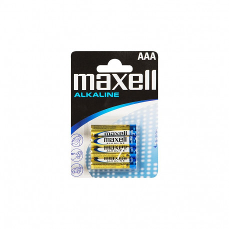 8643# Aluseline patarei AAA 1.5 LR3 Maxell 4tk blisterpakendis