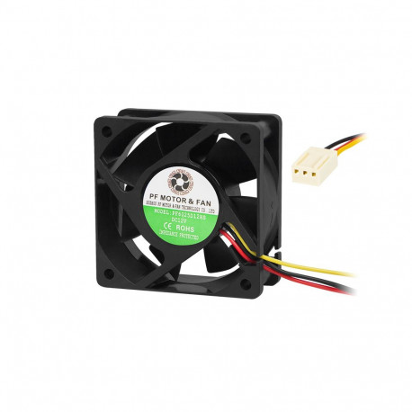 85-607# ventilaator 60x25 12v 6025d12 liuglaager