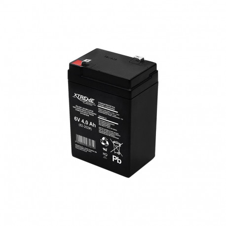 82-202# Akumulator żelowy 6v 4ah xtreme 99x71x48_4,8