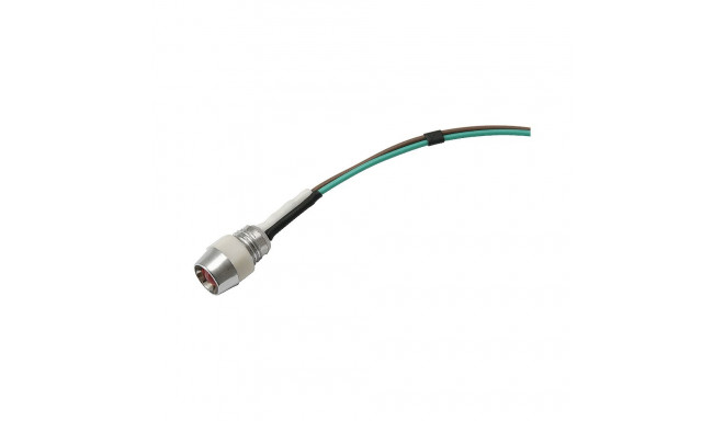 1629# LED-diood 5mm (punane vilkuv 12V) indikaator koos juhtmega (10 tk.)