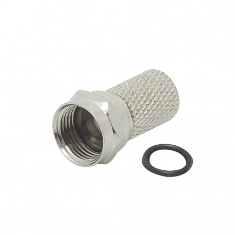 2836# Wtyk sat "f" rg6/6,5mm/22mm z uszczelką cu f-m02