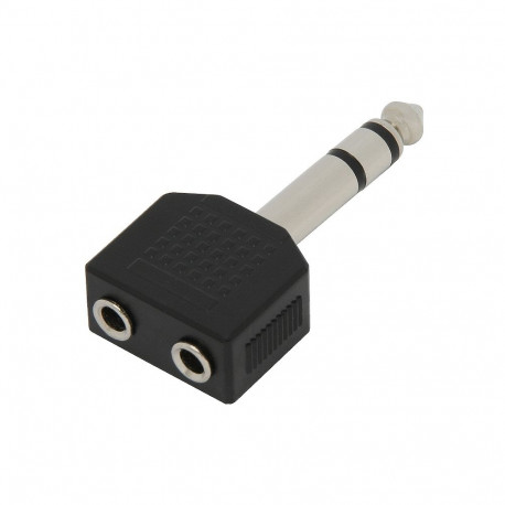 3413# jagaja jack: pistik 6,3–2 pesa 3,5 stereo (20 tk.)