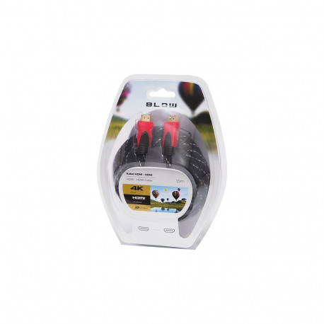 92-053# Przyłącze hdmi-hdmi red 4k 1,5m proste`