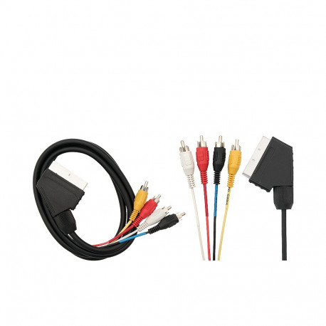 9923# Przyłącze euro-4 rca 1.5m hq