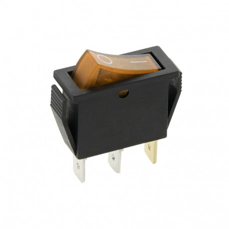 1073# Przełącznik mk111 żółty/pomarańczowy 12v podświetlany (10 tk.)