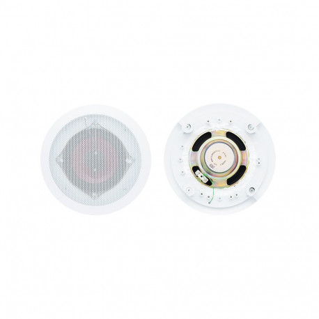 0214# 16,5cm valge lae kõlarikate (2 tk.)