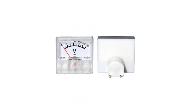 51-625# analoog voltmeeter ruudukujuline mini 250v alalisvool