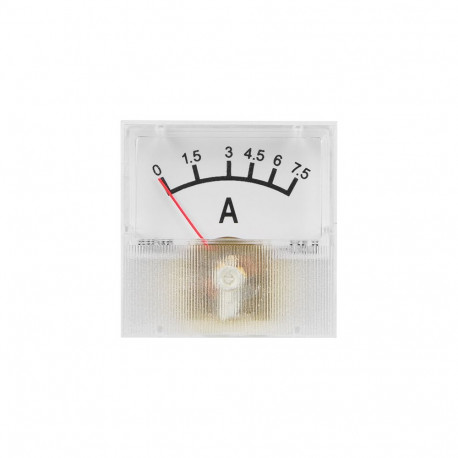 51-507# analoog ampermeeter ruudukujuline mini 7.5a + šunt