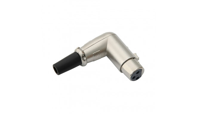 2213# XLR 3p mikrofonipesa kaablile nurkne (10 tk.)