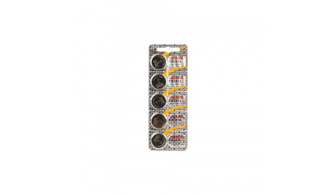 8775# Maxell CR2016 3V liitiumpatarei (5 tk.)