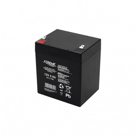 82-210# Akumulator żelowy 12v 4ah xtreme 100x90x70_4,8