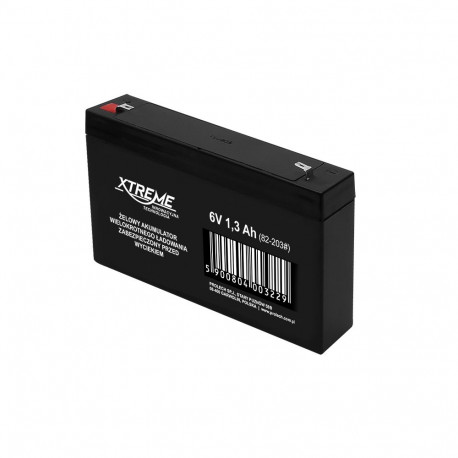 82-203# Geelakumulaator 6V 1.3Ah Xtreme