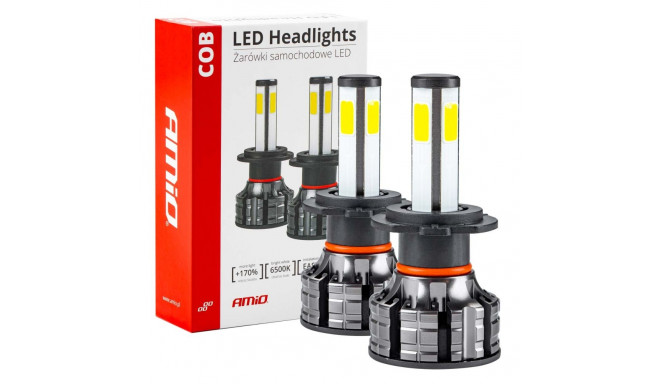 led-auto pirnid cob seeria h7 6500k amio-02844
