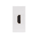 Gniazdo HDMI Maclean, pojedyncze, białe, MCE720W