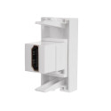 Gniazdo HDMI Maclean, pojedyncze, białe, MCE720W