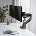 Uchwyt biurkowy na dwa monitory uniwersalny Ergo Office, sprężyna gazowa 17"-35" 15kg, VESA 75x75 / 
