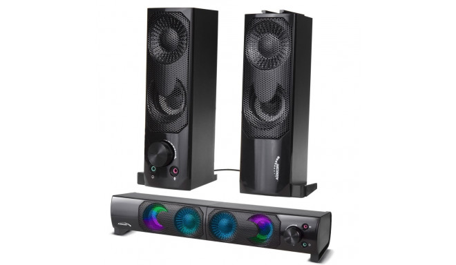 Arvutikõlarid soundbar Audiocore 3Wx2, LED, USB 5v, liinisisend, AC955