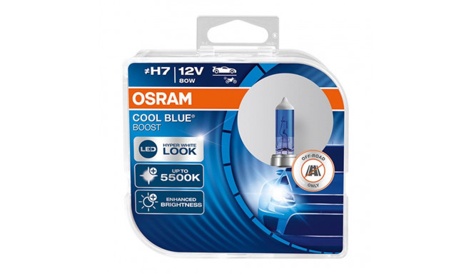 Osram H7 12V 80W PX26d cool blue boost 5500K halogeenpirn, 2 tk