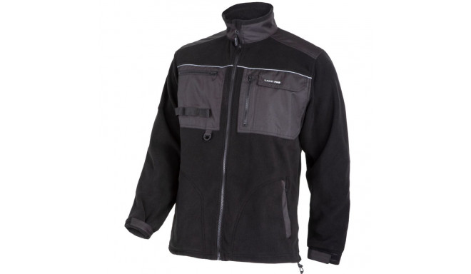 Fliisjakk tugevdatud must, 420g/m2,"3xl",ce