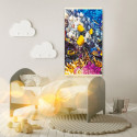 Grzejnik na podczerwień - giętki panel grzewczy 430W TRIO wzór 12 gołąb, wymiary 100x57cm z regulato