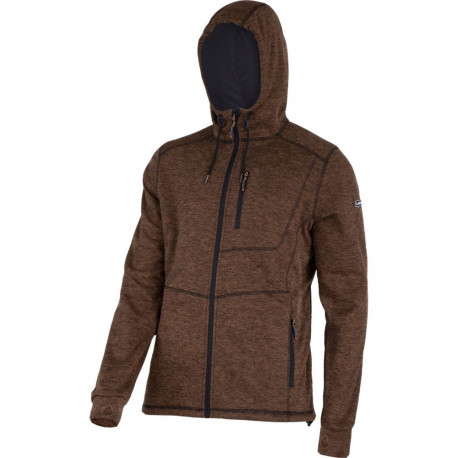 Bluza z kapturem i suwakiem brązowa, "m", ce, lahti