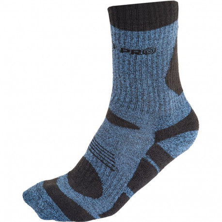 Otsad soojendatud sinihallid sokid, 1 paar, "43-46", lahti