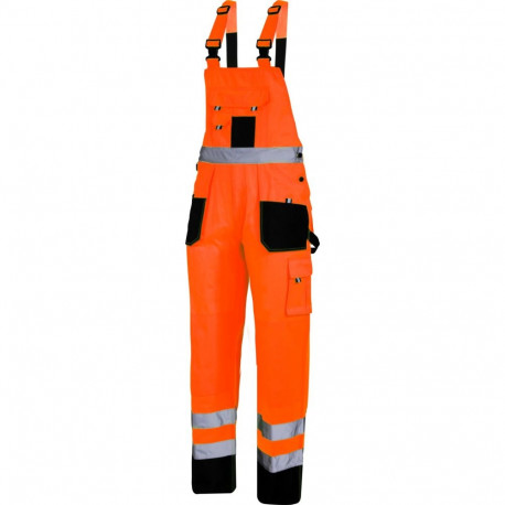 Hoiatusaednikupüksid must-oranž, "2XL", CE.