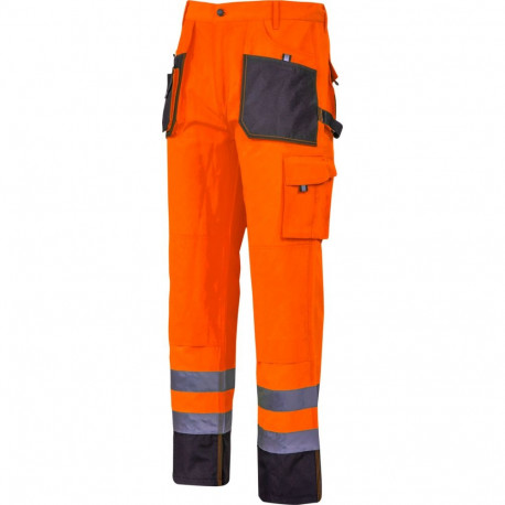 Hoiatuspüksid must-oranž, "2XL", CE.