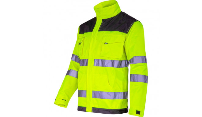 must-kollane hoiatusbluus, "3xl", CE, lahti