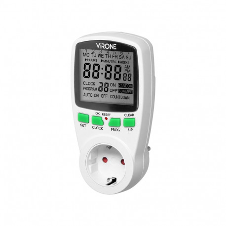 elektrooniline taimer LCD-ekraaniga, Schuko versioon