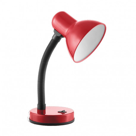 FUPI laualamp 10W E27, teras + plast, punane
