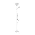 Lampa stojąca podłogowa URLAR, 175 cm, max 25W E27, max 25W E14, biała