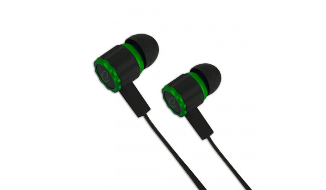 EGH201G Esperanza mänguri viper must-roheline kõrvaklapid mikrofoniga