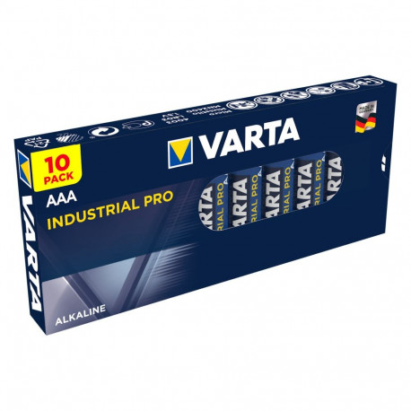 10x patarei R-03 LR03 AAA aluselised Varta Industrial