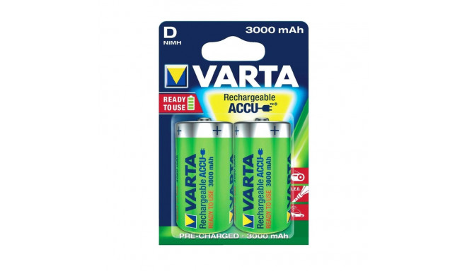 2x akupatareid Varta Ready2use R20 D 3000mAh