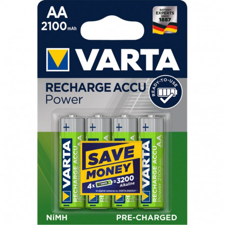 Varta Ready2use akud 4x R06 AA 1,2V 2100mAh