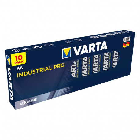 10x R-06 LR06 AA leelispatarei Varta Industrial