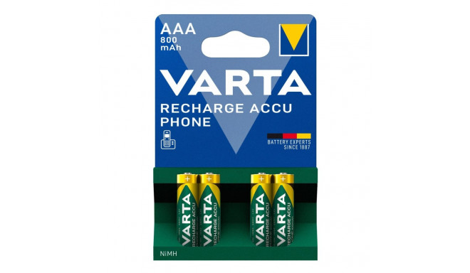 4x akumulatorki R-03 R03 AAA 800mAh Varta Ready2use