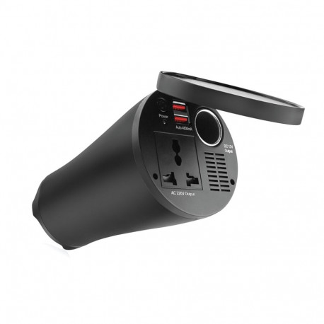 Tassikujuline pingemuundur 12v/230v 150w/300w 2xusb pi02 amio-02469