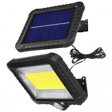 Solarny LED valgusti liikumisanduriga Maclean, IP44, 5W, 400lm, 6000K, liitiumakuga 1300 mAh, 5,5V D