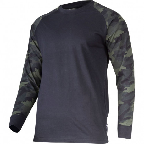 Koszulka z dł. rękaw. 190g/m2, moro-czar., "2xl", ce,lahti