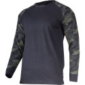 Koszulka z dł. rękaw. 190g/m2, moro-czar., "2xl", ce,lahti Koszulka z dł. rękaw. 190g/m2, moro-czar., "2xl", ce,lahti